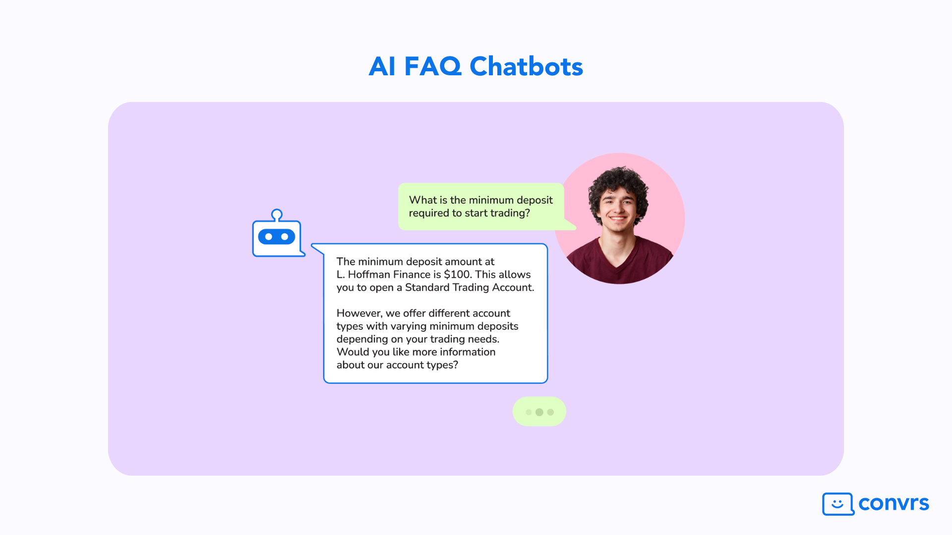 AI FAQ Chatbots for Customer Support to increase conversion rates and reduce customer acquisition costs